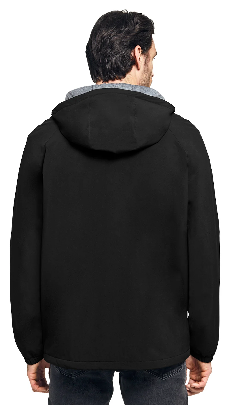 Weatherproof Men's Lightweight Hooded Ultra Stretch Water Resistant Windbreaker Jacket - Image 8