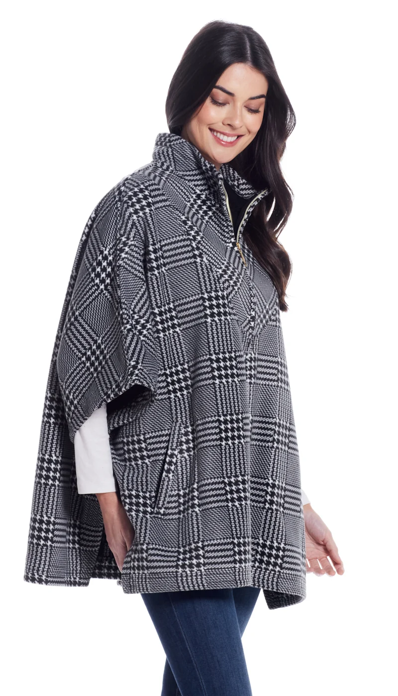 ZIP FLEECE PONCHO - Image 10