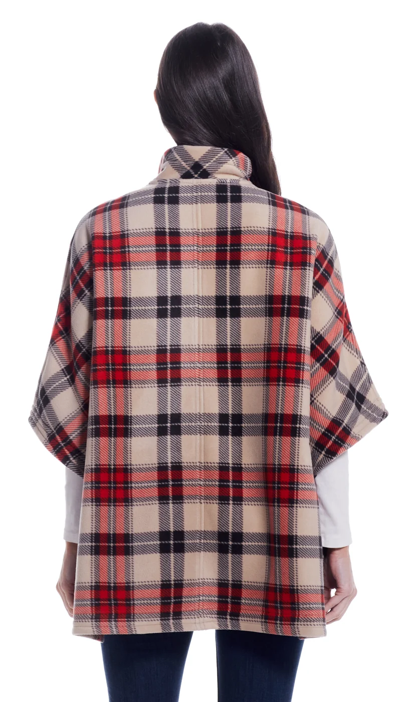 ZIP FLEECE PONCHO - Image 28