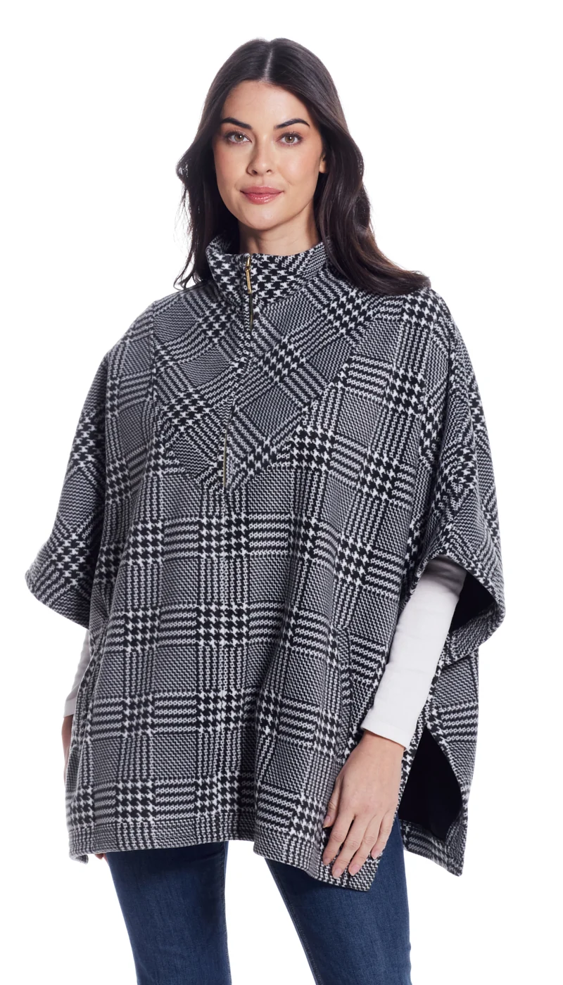 ZIP FLEECE PONCHO - Image 7