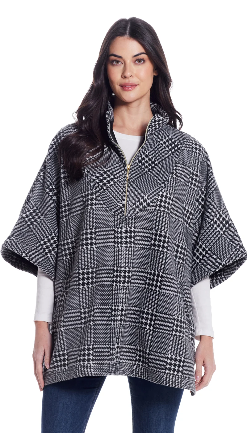 ZIP FLEECE PONCHO - Image 8